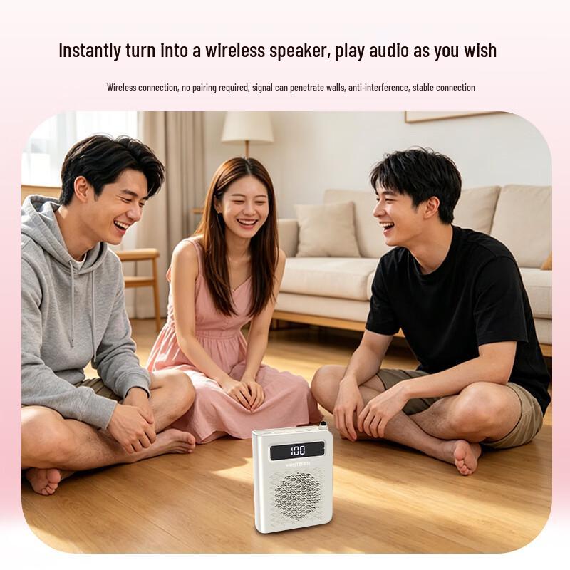 Whisper K5 Portable Wireless Amplifier Microphone with Laser Pointer