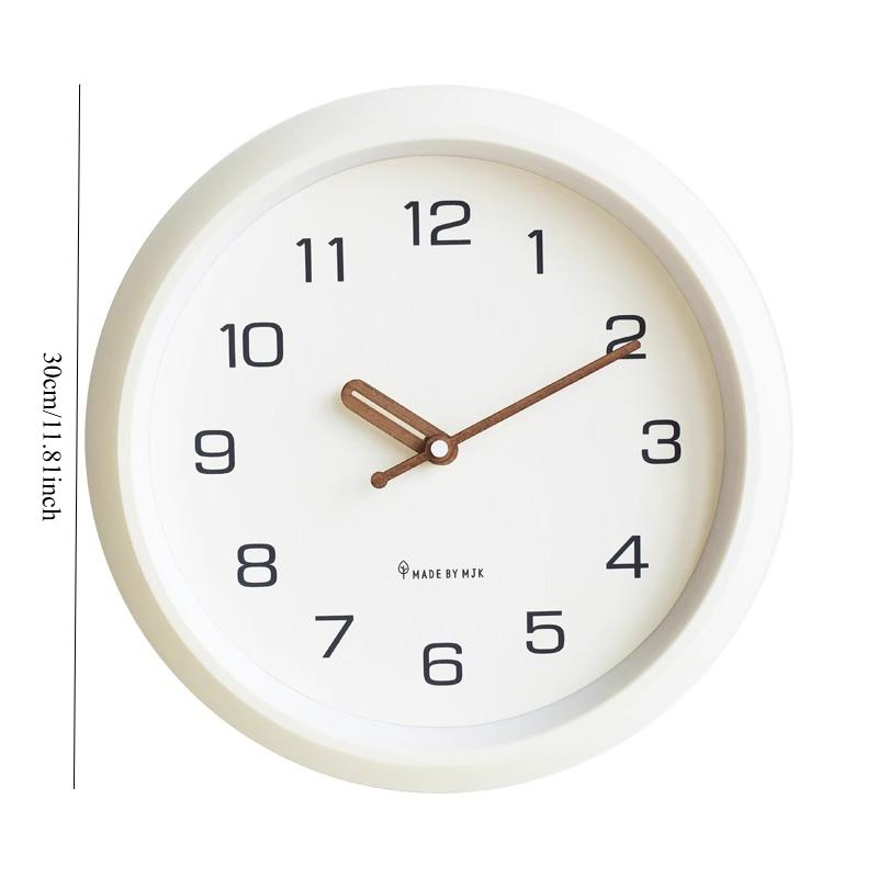 Clock Simple Cream Wind Wall Clock Living Room Home 2025 New Fashion Silent Clock Wall Hanging Creative