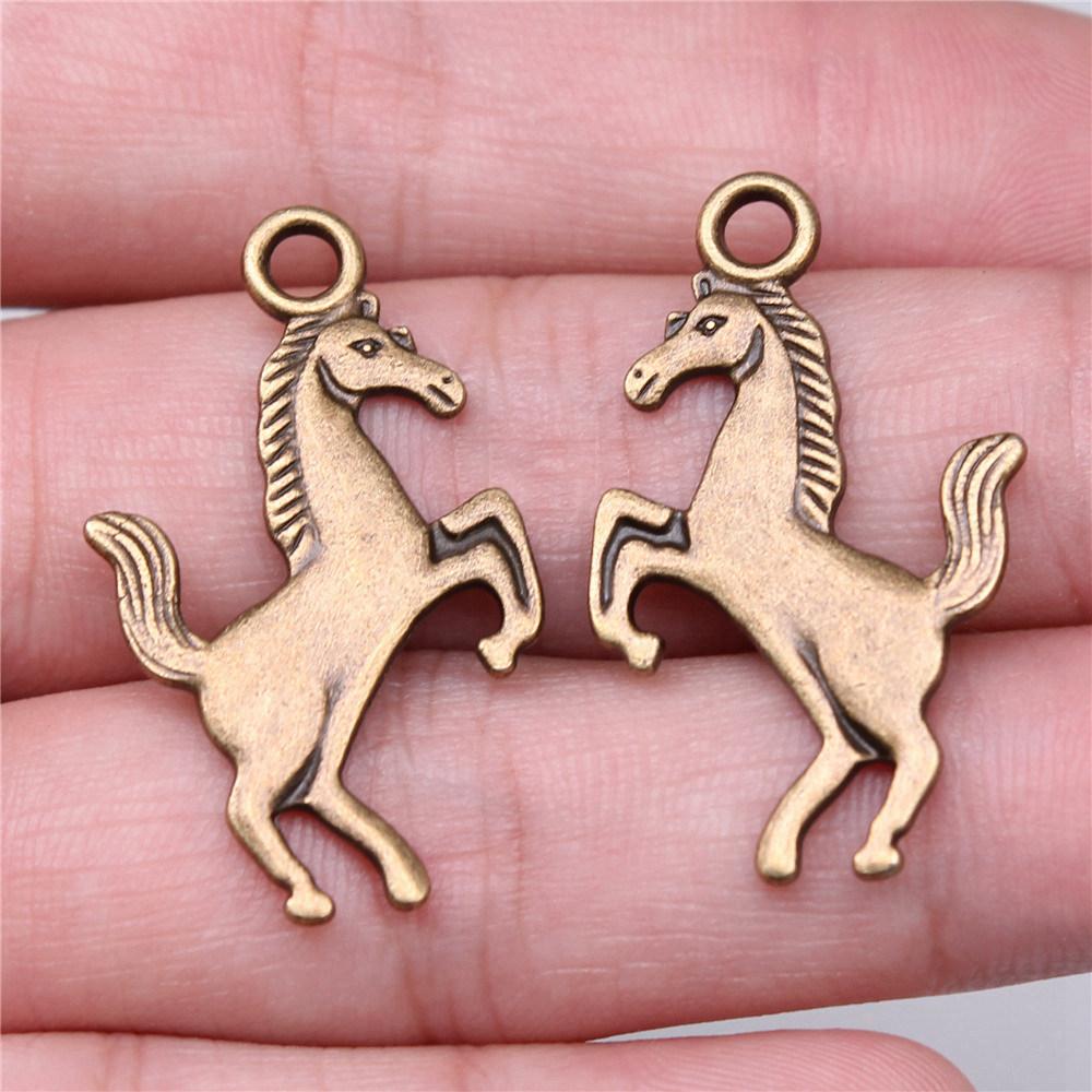 Charms Pegasus Horse Pendants Minimalist Jewelry Components QC095