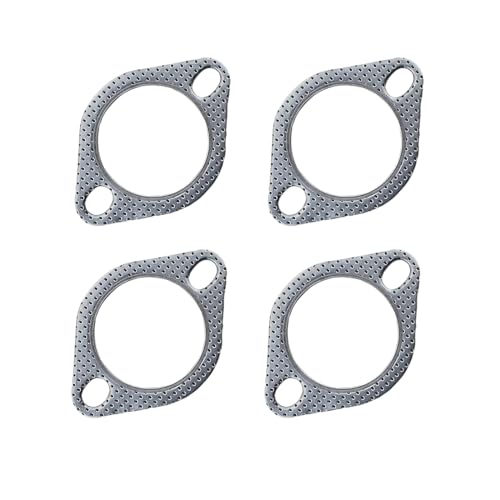 

MAEXUS Muffler Gasket 51mmx2mm Engine Cover Compatible Ceramic Coating Turbo Gasket Flange Gasket Exhaust Gasket Reinforced Ring High Temperature