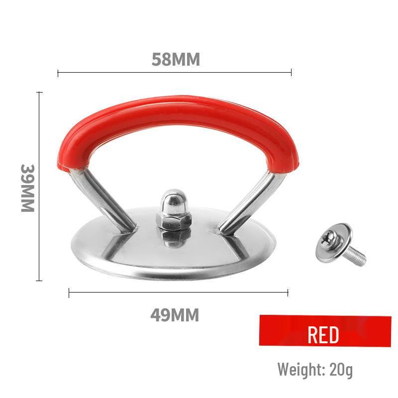 Heat-Resistant Stainless Steel Pot Lid Handle - Anti-Scalding Kitchen Knob for Woks