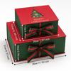 Weihnachtsbaum Weihnachtsgeschenke Schachtel Klappdeckel Geschenkverpackungsschachtel Feiertagsverpackungsschachtel Weihnachten