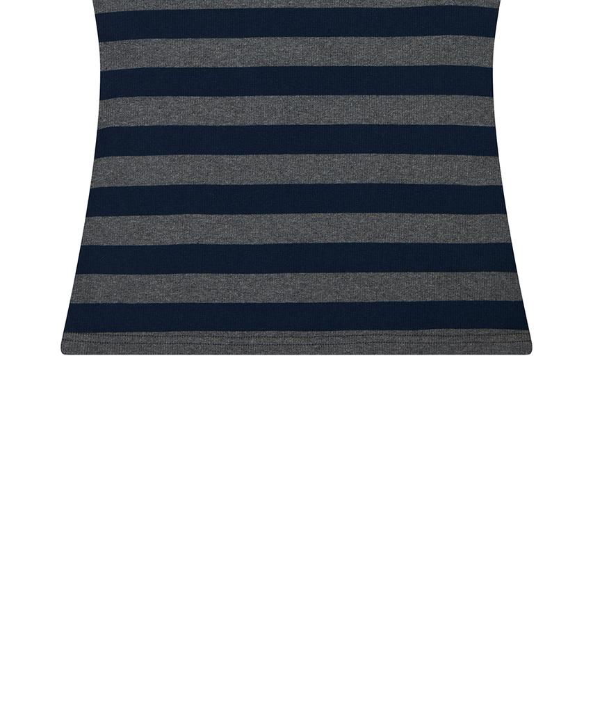 LUVISTRUE El Cross Halter Neck Top(Charcoal)