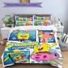 3pcs SpongeBob Bedding Set: Perfect for Bedroom or Guest Room. Soft and Comfortable with No Core Included Yy251010129
