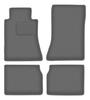 Velour Graphite Car Mats For: Mercedes E W124 Sedan, Station Wagon (1984-1997)