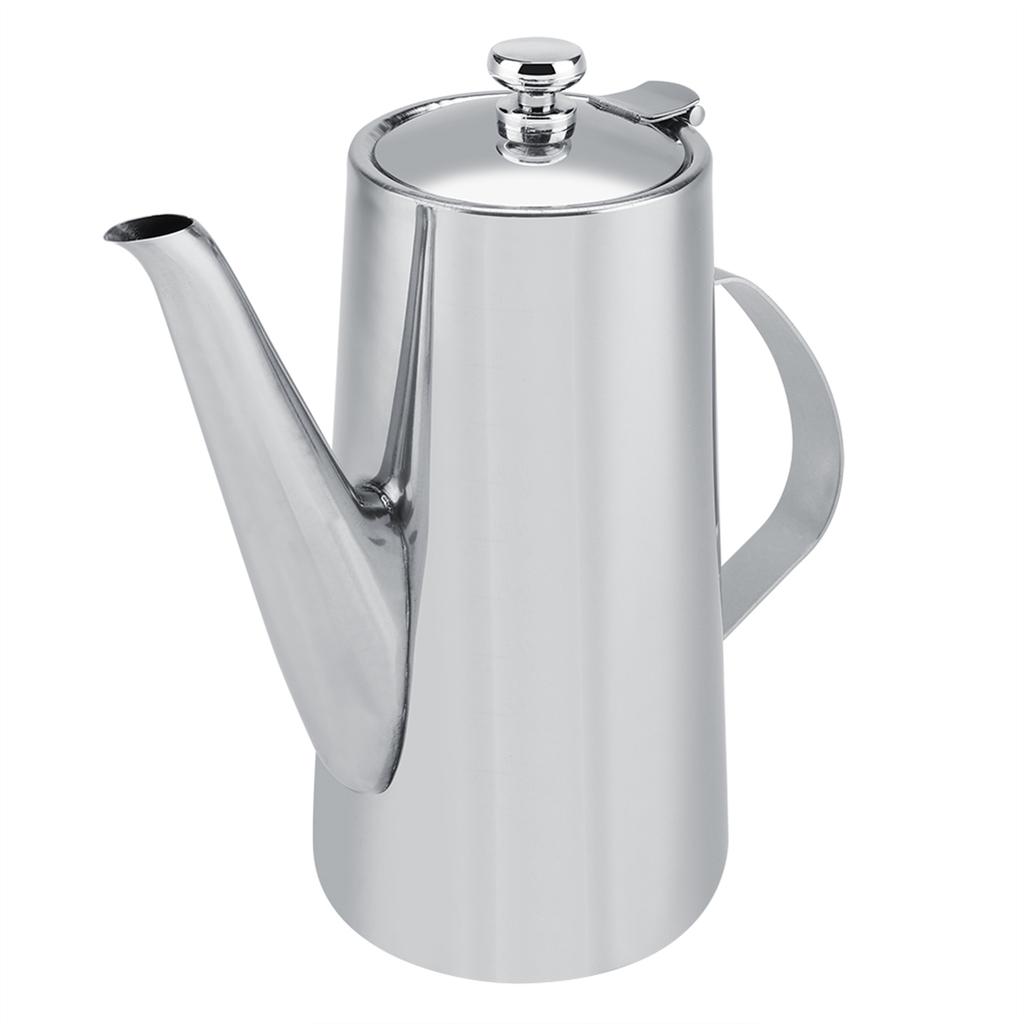 2L Thickened Stainless Steel Teapot Elegant Tea Coffee Water Kettle for Home Restaurant #2