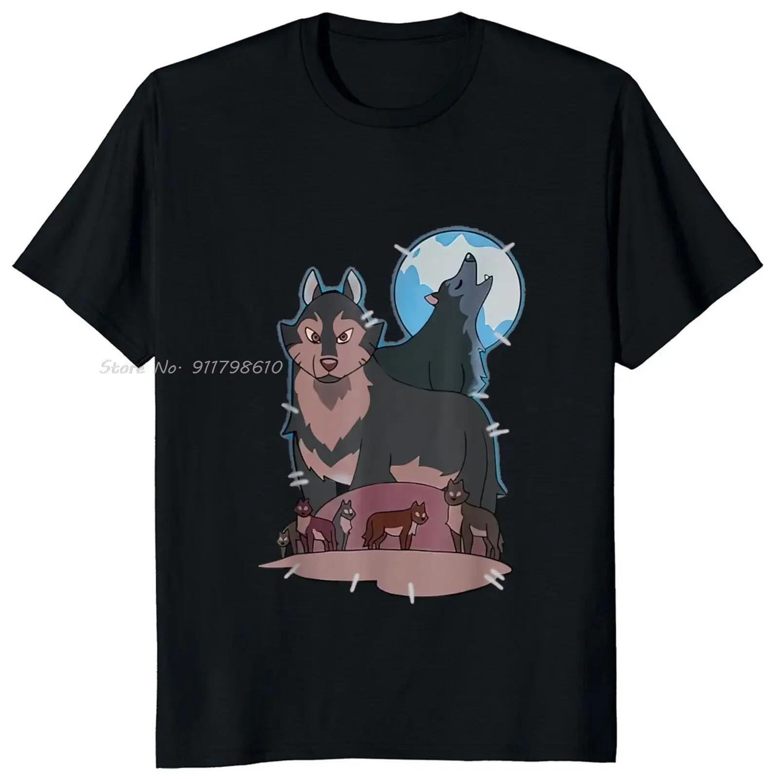 

Cotton Tshirt Hunters Wolf Owl House Oversized T-shirt American Fantasy TV Animation Series Unisex Tops Tees Men s Clothing -... S разноцветный