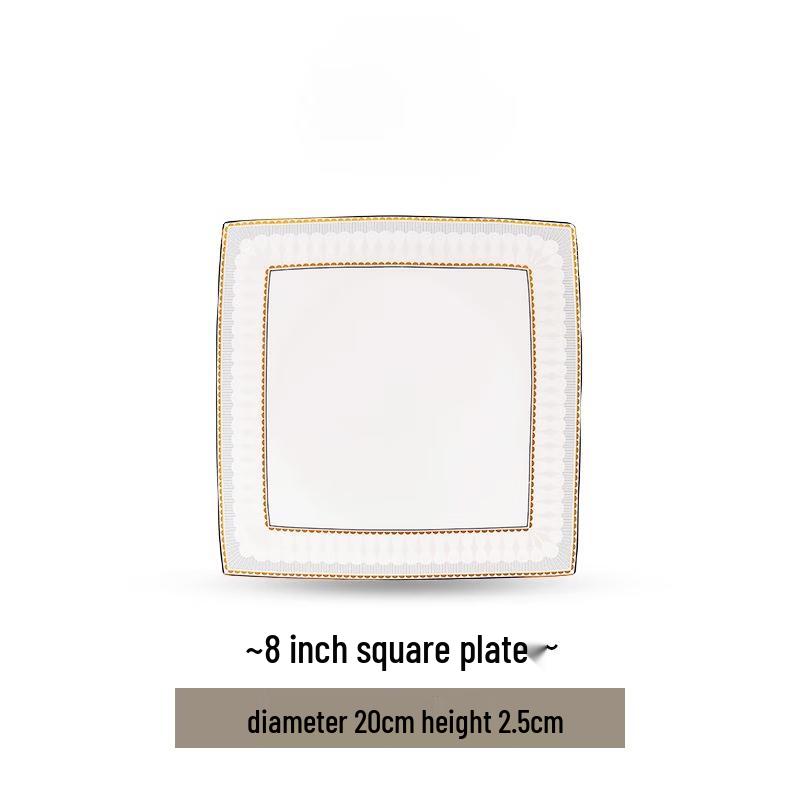 Jingdezhen Ceramic Nordic Rhythmic Side Plate