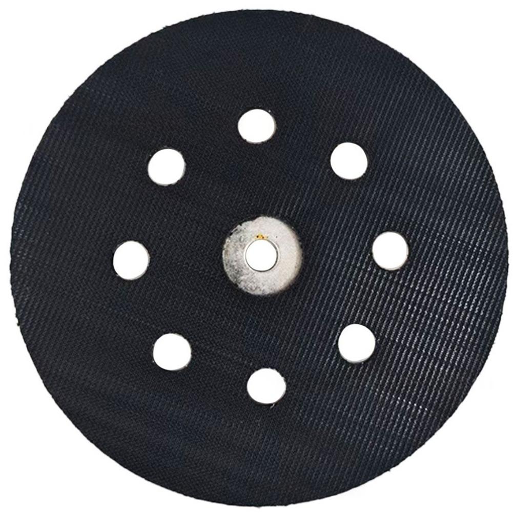 5-inch 8-hole M8 Thread Polishing Pad With Backing, 12,000 Rpm, Suitable For High-speed Polishing Of Wood Metal Plastic Stone