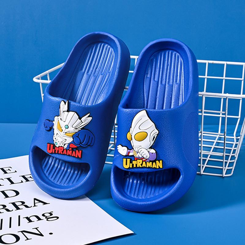 And Durable Soft Cartoon Design Childrens Slippers Unisex Summer Footwear For Home Use In Colors Bright