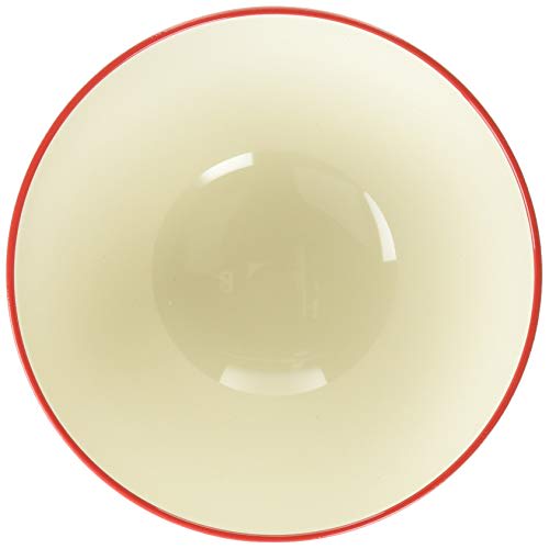 PEANUTS Snoopy "Happiness Is Suppertime" Lacquered Rice Bowl, Diameter 10.4cm, White, Product Number 606550