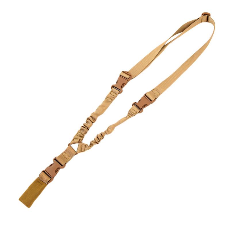Outdoor Single Point Gun Sling Nylon Schultergurt Gewehr Seil Gürtel mit Metallschnalle taktische Ausrüstung