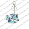 Kawaii Cartoon Anime Eevee Sylveen Glaceon Flareon Jolteon 5cm Acrylic Keychain Accessories Cute Bag Pendant Gifts for Friends