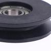 1Pcs U Groove Wire Rope Over Line Pulley Lightweight Durable Nylon Lifting Wheel for Home DIY Hanging Decor Installation