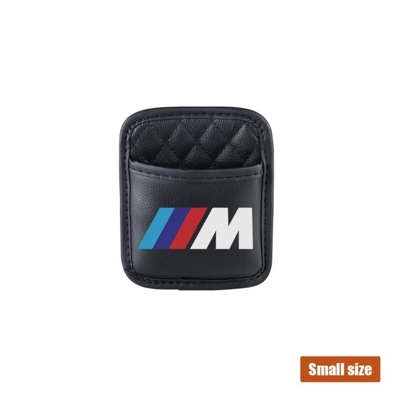 1 szt. Samochodowe Organizery Samoprzylepne Kieszonki Pudełko do Przechowywania w Samochodzie Torba Kolekcjonerska na Karty Telefon Klucze Samoprzylepna Kieszonka do BMW M Performance