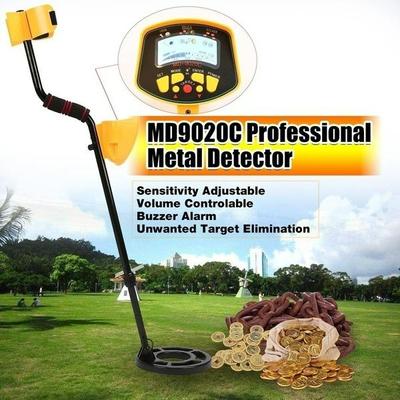 Professional High Sensitivity Underground Metal Detector MD9020C Security LCD Display Treasure Gold Hunter Finder Scanner