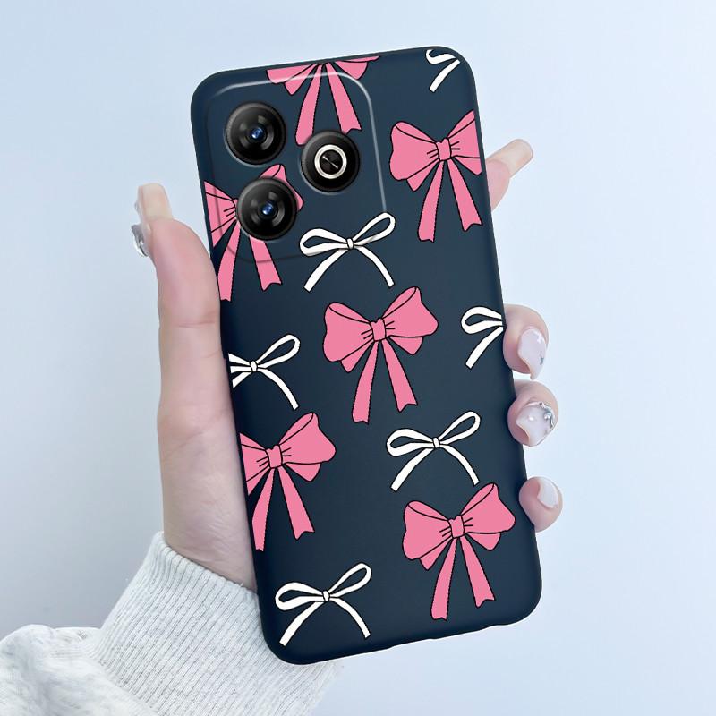 For ZTE Axon 60 / Blade V60 / Nubia V60 Case Cute Rabbit Casing For ZTE Axon60 BladeV60 NubiaV60 Black Silicone Protective Cover