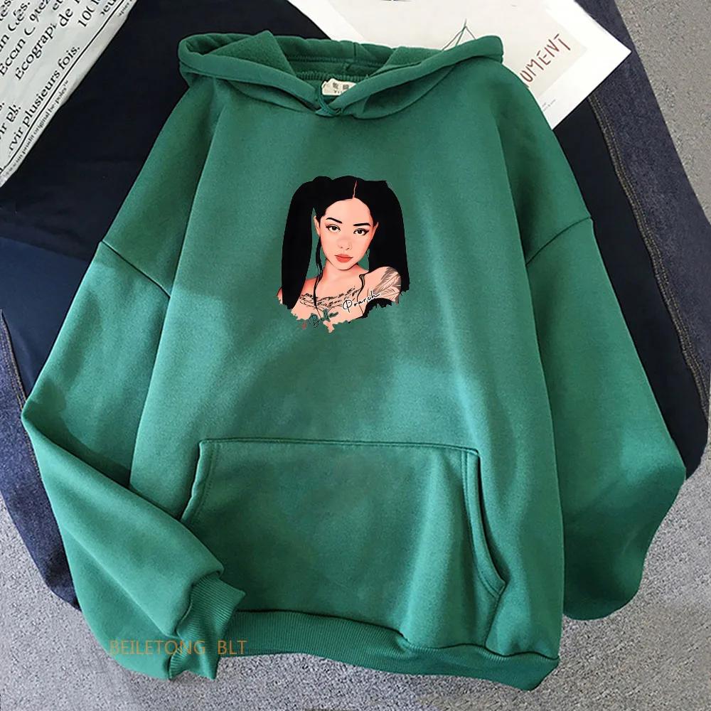 Bella Poarch Hoodie for Autumn/Winter Casual Fleece Comfortable Sweatshirt With Pocket Hip Hop Clothes Ropa Mujer Vintage Hoody