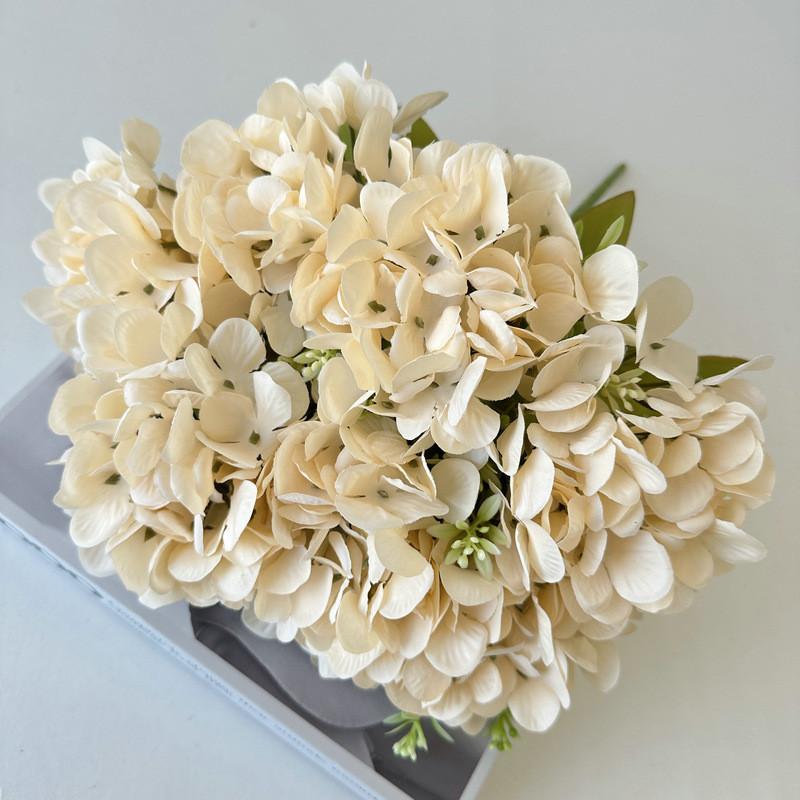 Decorazione Sfera Ortensia Artificiale Matrimonio Hotel Percorso Materiale Floreale Tessuto Per Uso Domestico ed Eventi