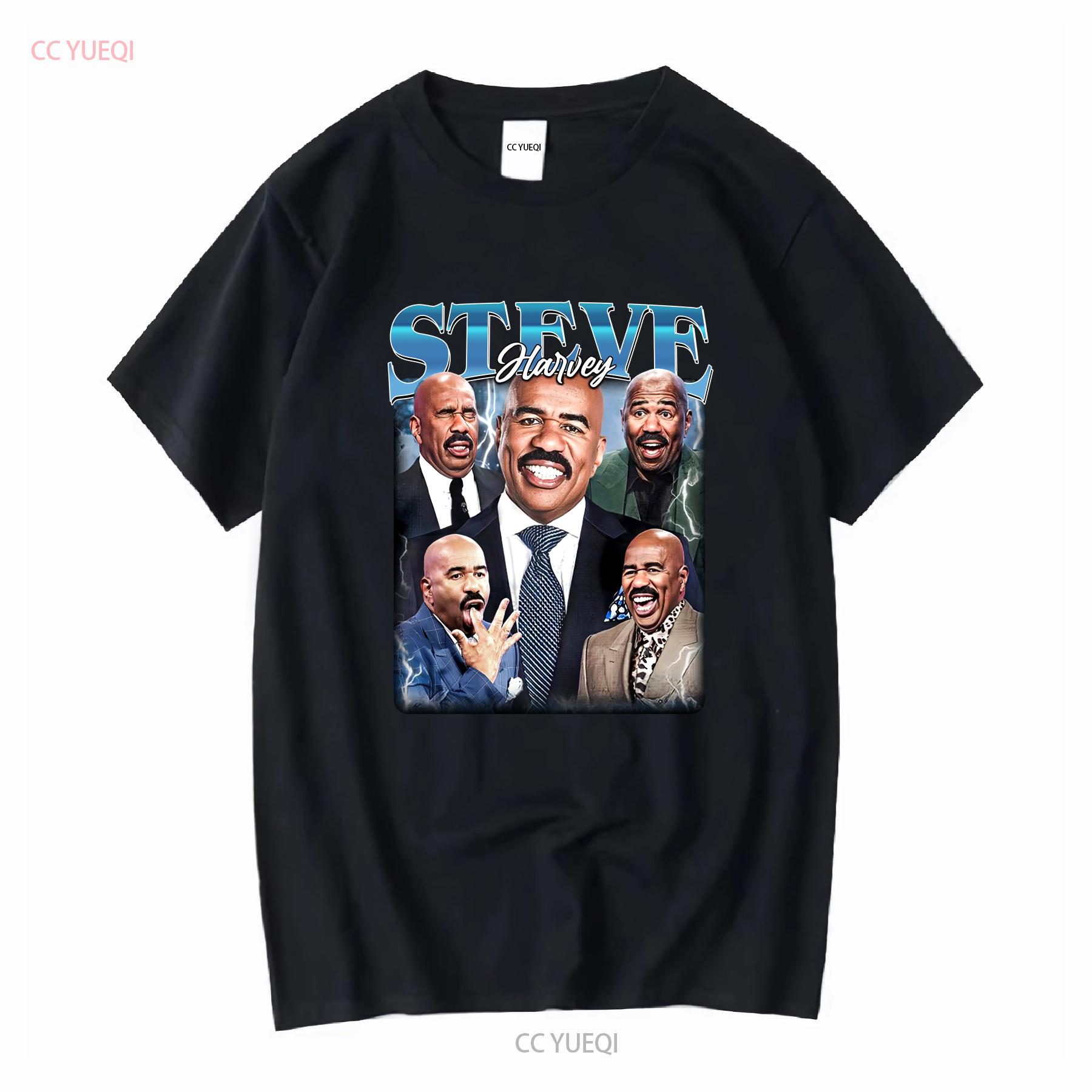 

Steve Harvey Softstyle Vintage T Shirt For Woman and Man long or short sleeves vintage Washed homme fashion 4XL