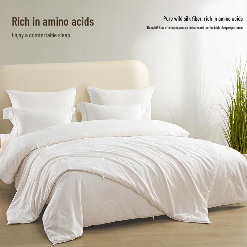 

Mengjie Long-Staple Cotton & Silk Blend Jacquard All-Season Duvet