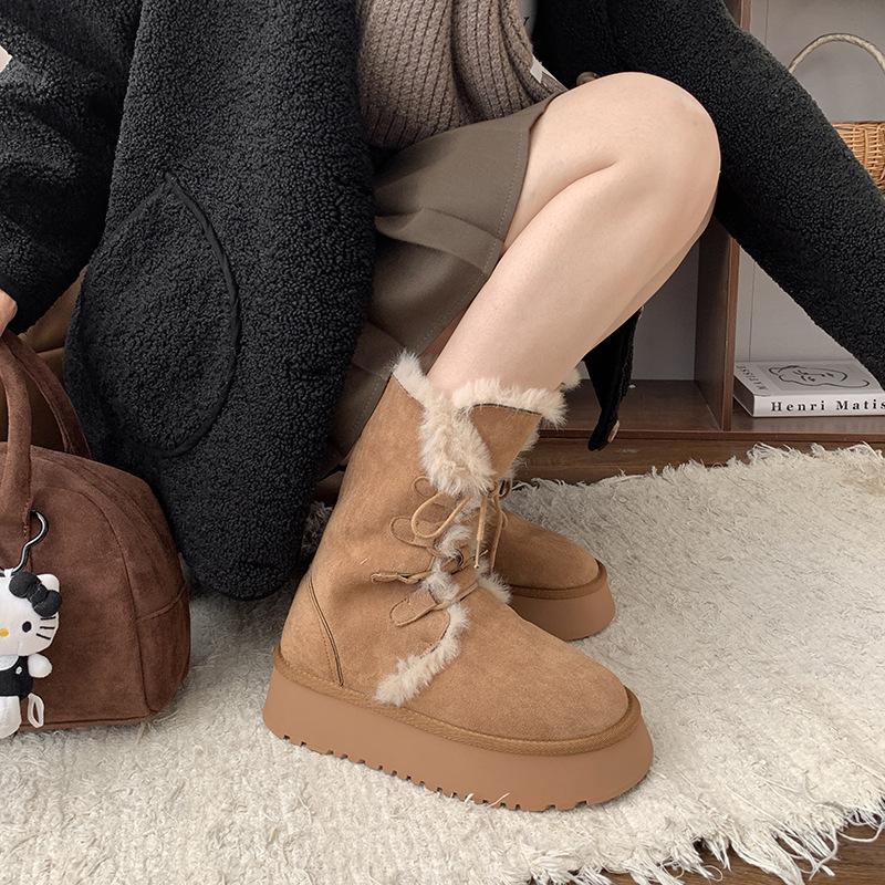 Autumn Thick Versatile Fashion Snow Boots for Women