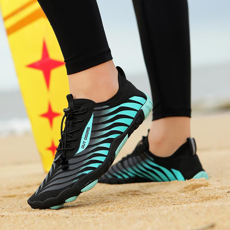 Barefoot Aqua Shoes Men Women Lightweight Beach Water Shoes Wading Sneakers for Swimming Diving River Trekking