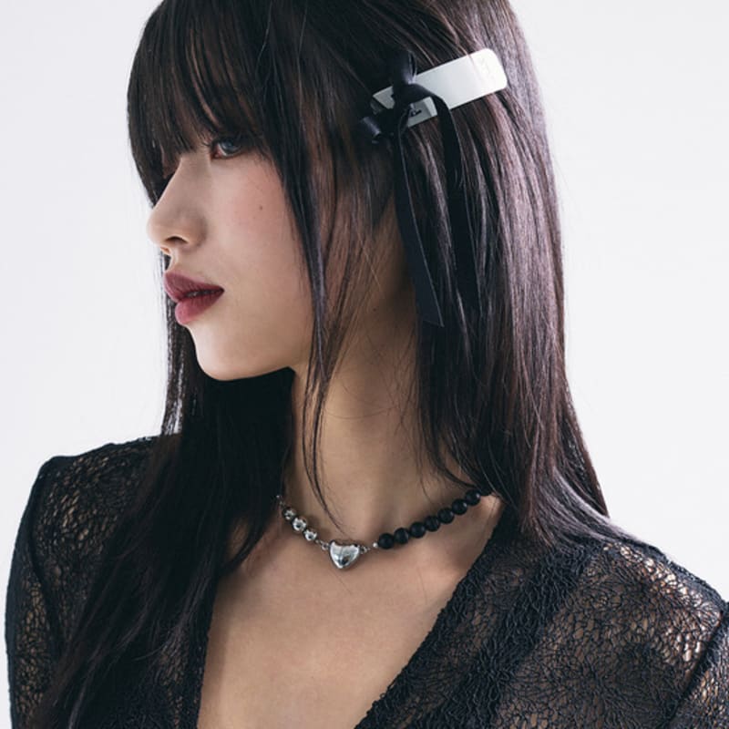 

SENTIMENTS NO.441 [SILVER] RIBBON KONT XS HAIR pin SILVER