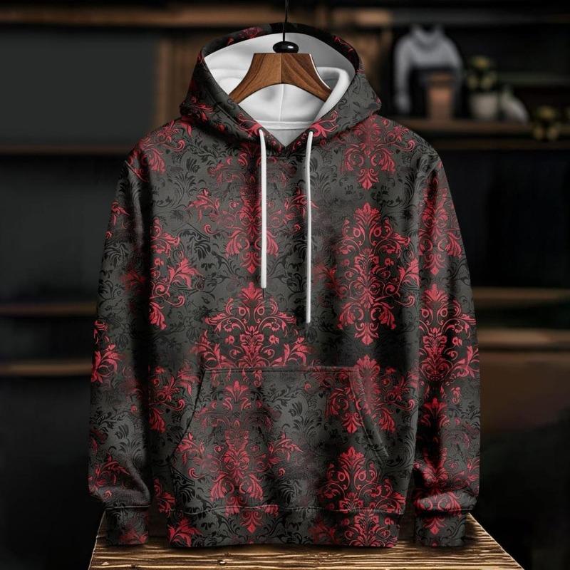 Spring And Autumn Fashion Men's Hoodie Bloody Wound 3D Print Hoodies Street Casual Boy Sweatshirt Men's Oversized Top Clothing