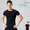 Men's Quick-Dry Compression Sports Tights & Short-Sleeve Running T-Shirt