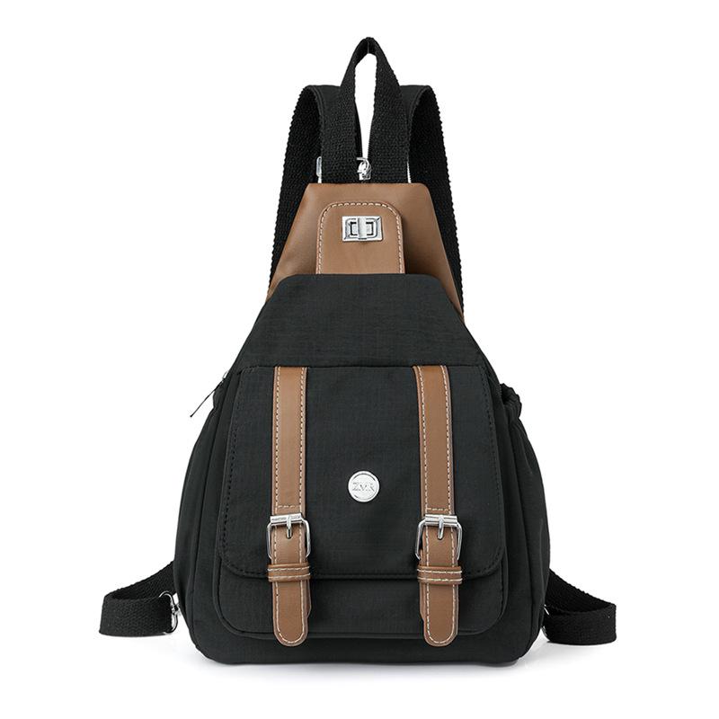 

Многофункциональная водоотталкивающая трансформируемая сумка через плечо/рюкзак 2025 One Size чёрный