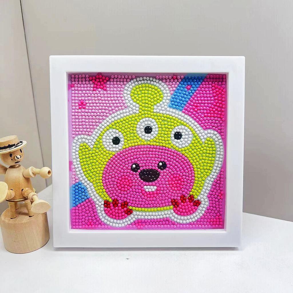Children'S Diamond Painting Handmade Diy Masonry Painting Cartoon Diamond Sticker Bedroom Living Room Decorative Painting Photo Frame
