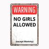Warning Man Cave Vintage Metal Plaque Poster Club Home Bedroom Bar Tin Sign Room Decor Wall Decor