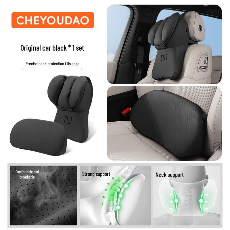Zeekr 007GT/7X/9X Car Headrest & Lumbar Support Pillow for Neck Protection & Decoration