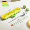 Ruhan Children's Portable Spoon and Chopsticks Set