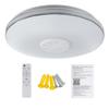 200W Bedroom Smart Ceiling Lamp Home Lighting WiFi APP Intelligent Control bluetooth Music Light Modern RGB LED Ceiling Light
