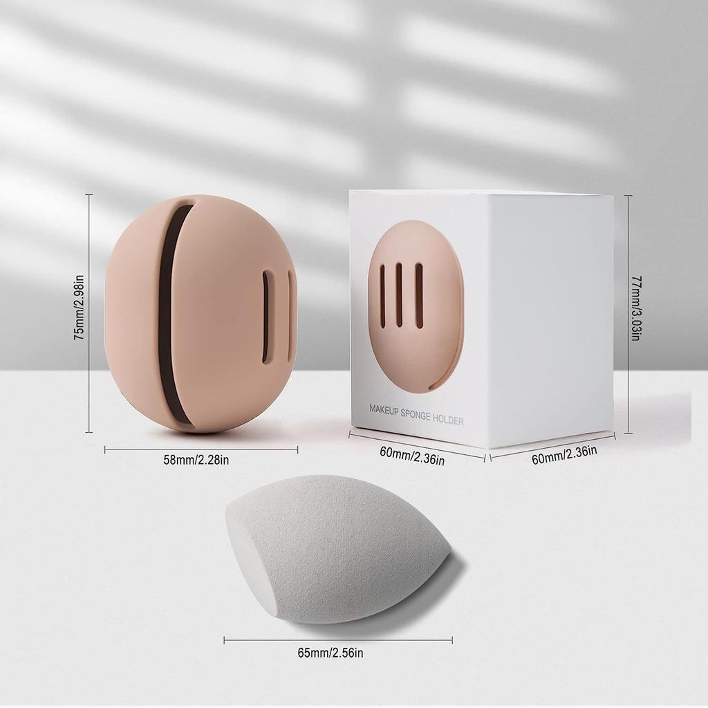 Beauty Egg Storage Bag Is Convenient To Carry for Travel Beauty Stand with Double-sided Striped