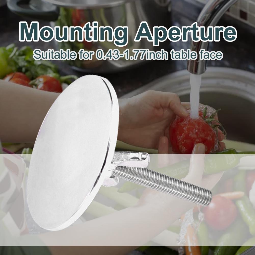 Easy Installation Kitchen Sink Tap Hole Cover Stainless Steel 2 Diameter