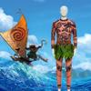 Moana Cosplay Maui Costume Halloween Anime Adult Outfit