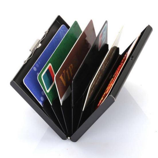 Credit Card Holder Smooth Surface Protective Lightweight RFID Blocking Credit Card Holder for Business Card