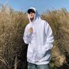 Men's Loose Fit Hooded Sweatshirt, New 2025 Style, Light Gray, Casual Jacket for Spring/Autumn/Winter