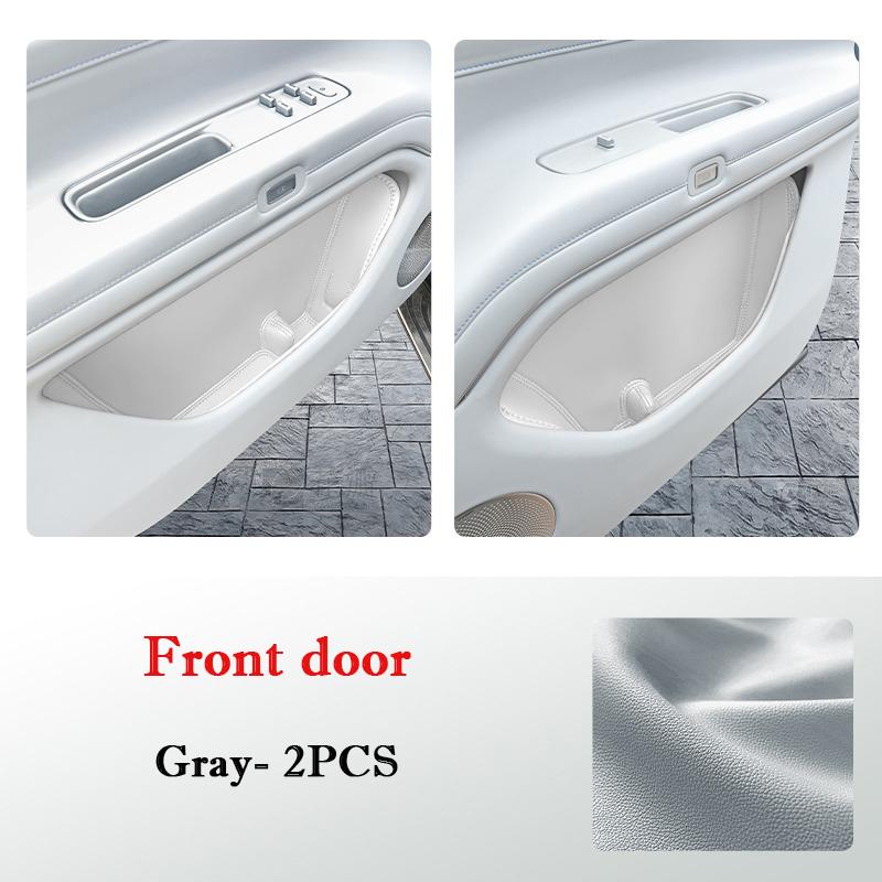 For Huawei Aito M5 M7 M9 2026 2026 Car Door Slot Storage Box Leather Protective Pad Cover WaterProof Barrel Interior Accessories