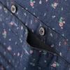 FENGXIAO 2026 Women's Loose Fit Printed Cotton Denim Shirt