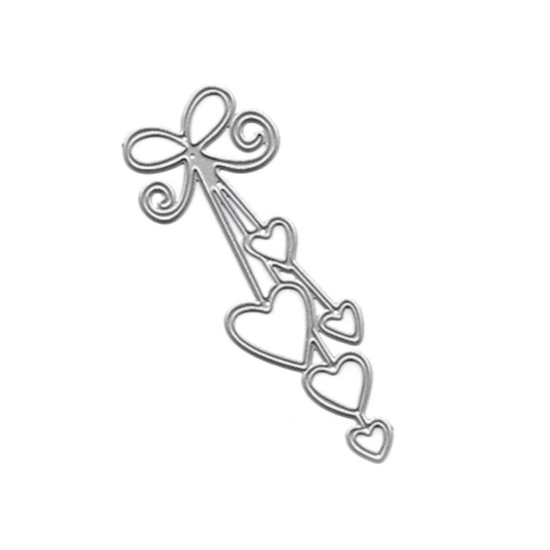 Heart Feet Stencils die and stamps for DIY DIY Scrapbooking Card