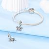 Charm Bead Components Copper Metal Elegant Hollowed-out Butterfly Pendant Bead Components Compatible With Charm Bead Components Plata Authentic