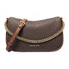 Carmela Coated Canvas Shoulder Bag, Crossbody Bag Medium Women's Brown 35F4G1QC6B-BROWN