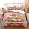 3D Print Sumikko Gurashi Cute Cartoon Bedding Set for Boys Girls Duvet Cover Pillowcase Twin Queen King Full Single Double Sizes