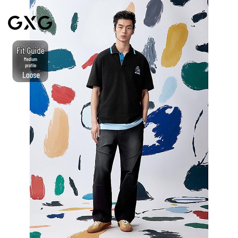GXG Men's Collaborative Heavyweight Casual Polo Shirt