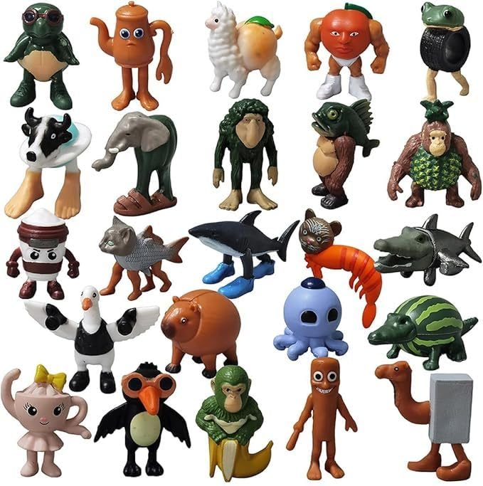 

Набор из 24 Тунг Тунг Тунг Сахур Мачо Дождь Сахур Образовательные Хэллоуин и Рождественские подарки для детей и начальной школы Итальянский мем Тунг Тунг Сахур