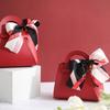 Handbag Shape Party Supplies Bow with  Hand Cookie Packing Box Gift Boxes Candy Box Wedding Favor
